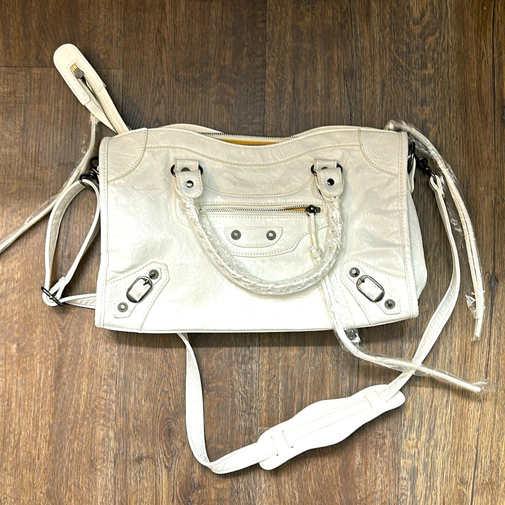 White purse
